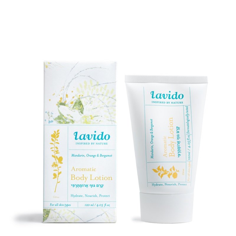 קרם גוף פרחי הדרים 120 מ"ל Lavido