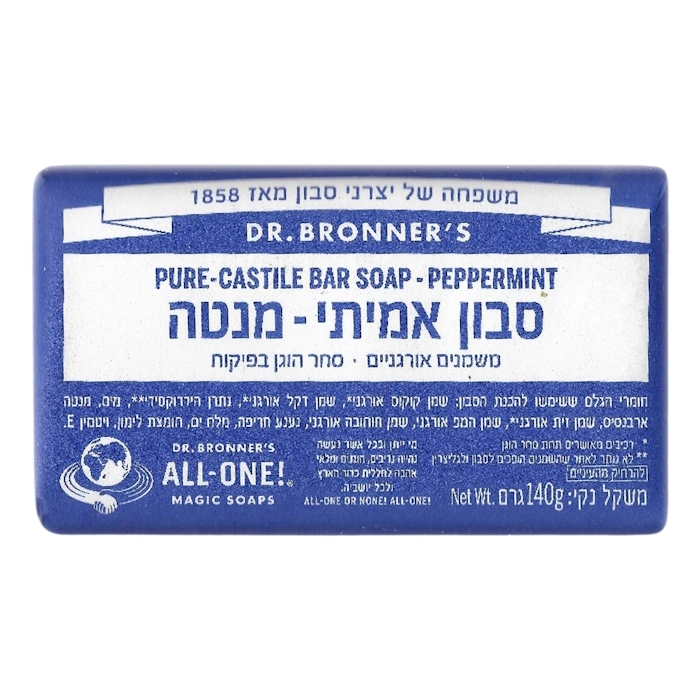 סבון אמיתי מוצק,מנטה , ד"ר ברונר