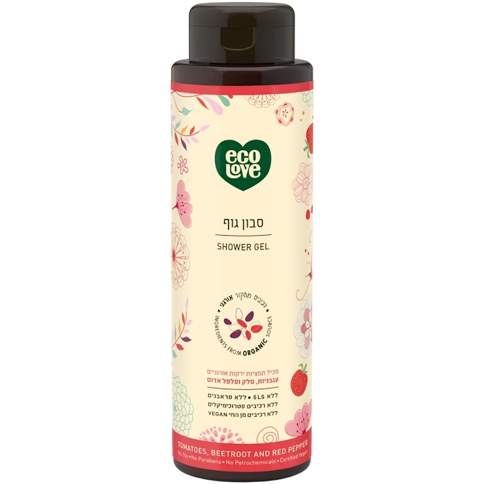 סבון גוף הסדרה האדומה, 500 מ"ל, אקו לאב