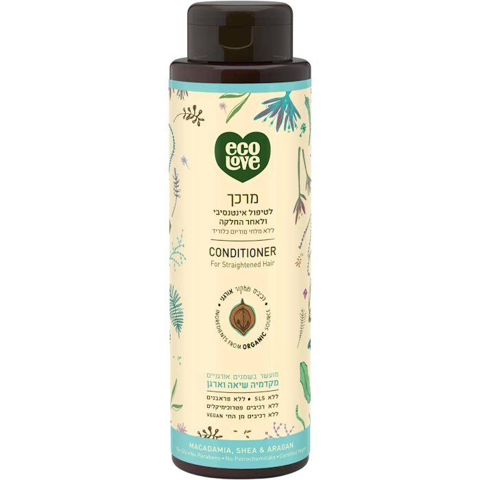 מרכך לאחר החלקה הסדרה הכחולה, 500 מ"ל, אקו לאב