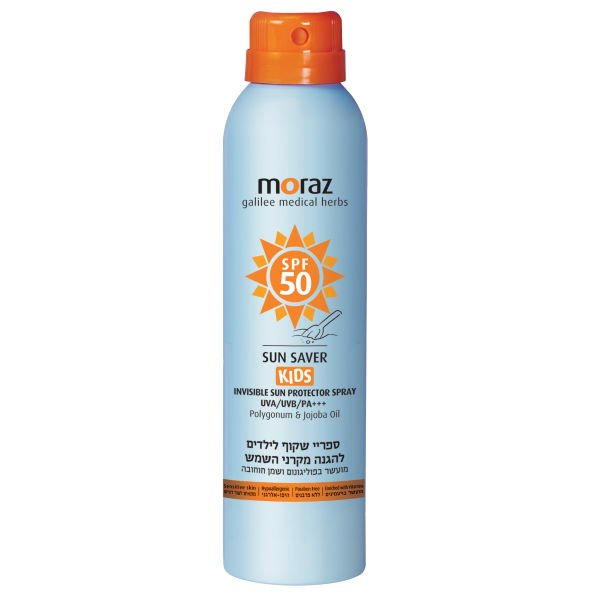 ספריי לילדים להגנה מקרני השמש 50 SPF – מורז